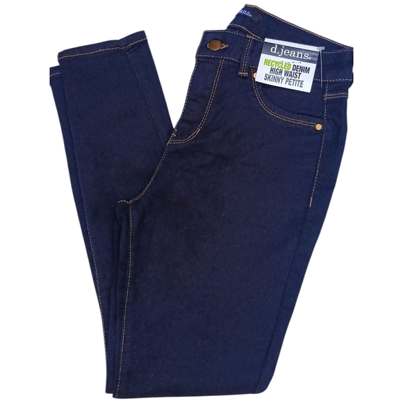 d. jeans Woman's Dark Blue Skinny Jeans - Picture 2 of 7